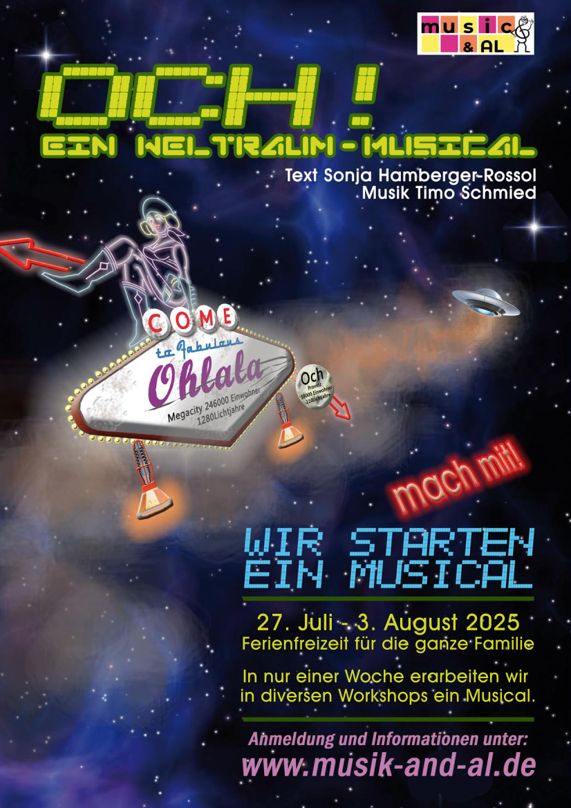 Plakat zur Aufführung