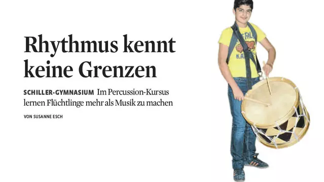 Zeitungsartikel zum Flüchtlingsprojekt im Kölner Stadtanzeiger
