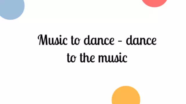 Einladung zu Music to dance – dance to the music 2016